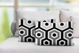 Pento Geometric Reversible Indoor/Outdoor Rectangular Pillow