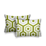 Pento Geometric Reversible Indoor/Outdoor Rectangular Pillow
