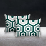 Pento Geometric Reversible Indoor/Outdoor Rectangular Pillow