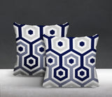 Pento Geometric Reversible Indoor/Outdoor Square Pillow