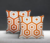 Pento Geometric Reversible Indoor/Outdoor Square Pillow