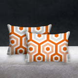 Pento Geometric Reversible Indoor/Outdoor Rectangular Pillow