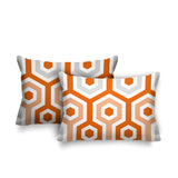 Pento Geometric Reversible Indoor/Outdoor Rectangular Pillow