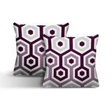 Pento Geometric Reversible Indoor/Outdoor Square Pillow