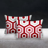 Pento Geometric Reversible Indoor/Outdoor Rectangular Pillow