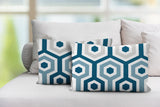 Pento Geometric Reversible Indoor/Outdoor Rectangular Pillow