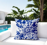 Percil Tye Dye Spun Polyester Reversible Throw Pillow