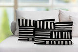 Pereto Abstract Reversible Indoor/Outdoor Rectangular Pillow