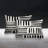 Pereto Abstract Reversible Indoor/Outdoor Rectangular Pillow