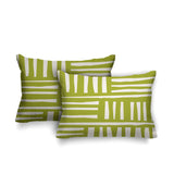 Pereto Abstract Reversible Indoor/Outdoor Rectangular Pillow