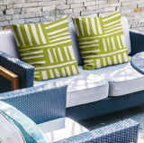 Pereto Abstract Reversible Indoor/Outdoor Square Pillow