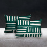 Pereto Abstract Reversible Indoor/Outdoor Rectangular Pillow