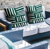 Pereto Abstract Reversible Indoor/Outdoor Square Pillow