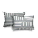 Pereto Abstract Reversible Indoor/Outdoor Rectangular Pillow