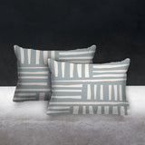 Pereto Abstract Reversible Indoor/Outdoor Rectangular Pillow