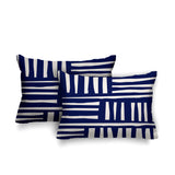 Pereto Abstract Reversible Indoor/Outdoor Rectangular Pillow