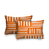 Pereto Abstract Reversible Indoor/Outdoor Rectangular Pillow