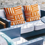 Pereto Abstract Reversible Indoor/Outdoor Square Pillow
