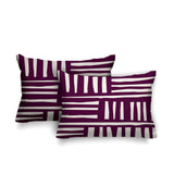 Pereto Abstract Reversible Indoor/Outdoor Rectangular Pillow