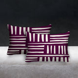 Pereto Abstract Reversible Indoor/Outdoor Rectangular Pillow