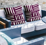 Pereto Abstract Reversible Indoor/Outdoor Square Pillow