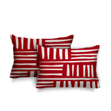Pereto Abstract Reversible Indoor/Outdoor Rectangular Pillow