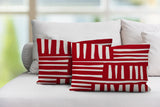 Pereto Abstract Reversible Indoor/Outdoor Rectangular Pillow