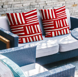 Pereto Abstract Reversible Indoor/Outdoor Square Pillow