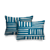 Pereto Abstract Reversible Indoor/Outdoor Rectangular Pillow