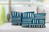 Pereto Abstract Reversible Indoor/Outdoor Rectangular Pillow