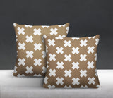 Perri Geometric Reversible Indoor/Outdoor Square Pillow