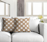 Perri Geometric Reversible Indoor/Outdoor Square Pillow
