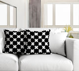 Perri Geometric Reversible Indoor/Outdoor Square Pillow