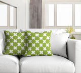 Perri Geometric Reversible Indoor/Outdoor Square Pillow