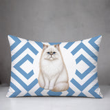 Persian Cat Indoor/Outdoor Reversible Rectangular Pillow