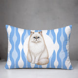 Persian Cat Indoor/Outdoor Reversible Rectangular Pillow