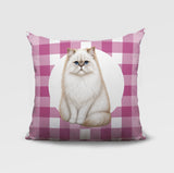 Persian Cat Indoor/Outdoor Reversible Square Pillow