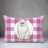 Persian Cat Indoor/Outdoor Reversible Rectangular Pillow