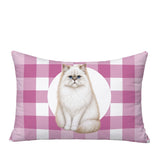 Persian Cat Indoor/Outdoor Reversible Rectangular Pillow