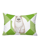 Persian Cat Indoor/Outdoor Reversible Rectangular Pillow
