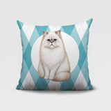 Persian Cat Indoor/Outdoor Reversible Square Pillow
