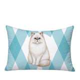 Persian Cat Indoor/Outdoor Reversible Rectangular Pillow