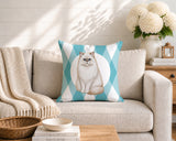 Persian Cat Indoor/Outdoor Reversible Square Pillow