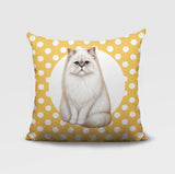 Persian Cat Indoor/Outdoor Reversible Square Pillow