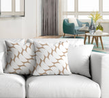 Piers Geometric Reversible Indoor/Outdoor Square Pillow