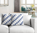 Piers Geometric Reversible Indoor/Outdoor Square Pillow