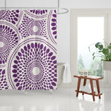 Pierson Floral Shower Curtain in Amethyst