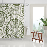 Pierson Floral Shower Curtain in Cilantro