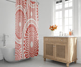 Pierson Floral Shower Curtain in Coral - view 2