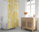Pierson Floral Shower Curtain in Dandelion - view 2